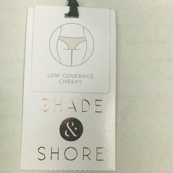 Shade And Shore Women's Size Medium 8-10 Low Coverage Bikini Swim Bottom New - Picture 4 of 9